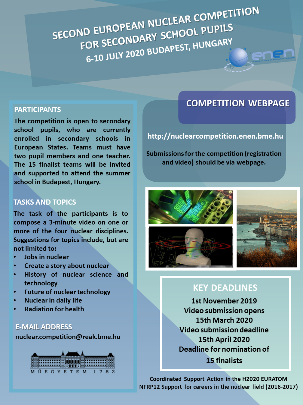 Second European Nuclear Competition for Secondary School Pupils 