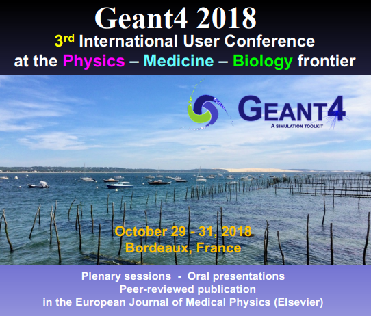 3d Geant4 International User Conference 