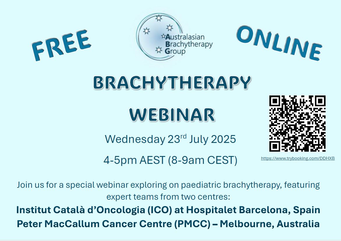 ABG Paediatric Brachytherapy Webinar